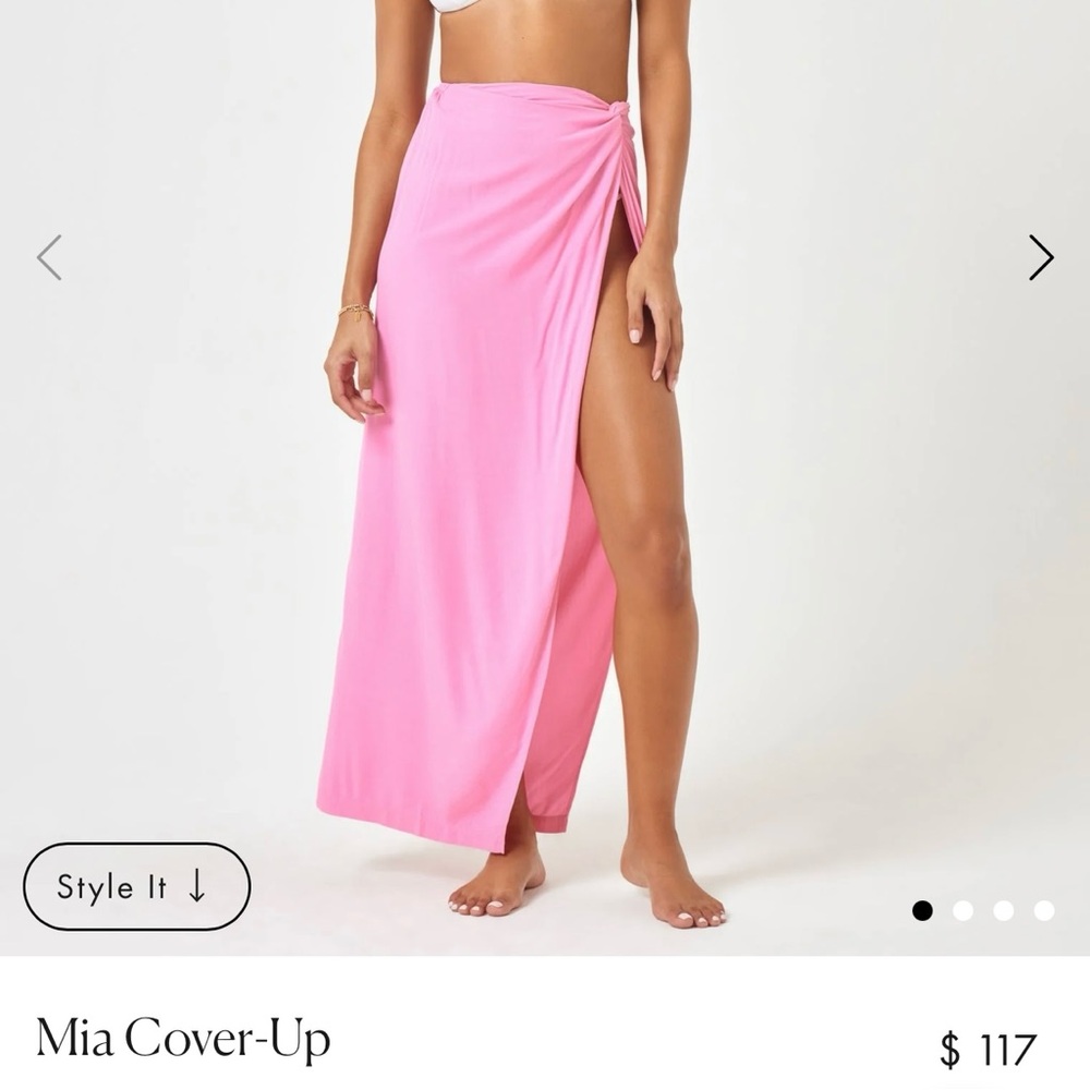 NWT LSPACE MIA COVER UP GUAVA - SMALL